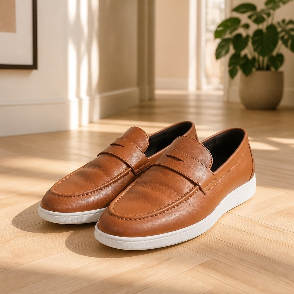 Wolf & Shepherd Swift Knit Penny Loafer Sneaker Hybrid